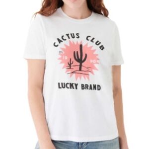 Lucky Brand Graphic Short Sleeve Tee Shirt